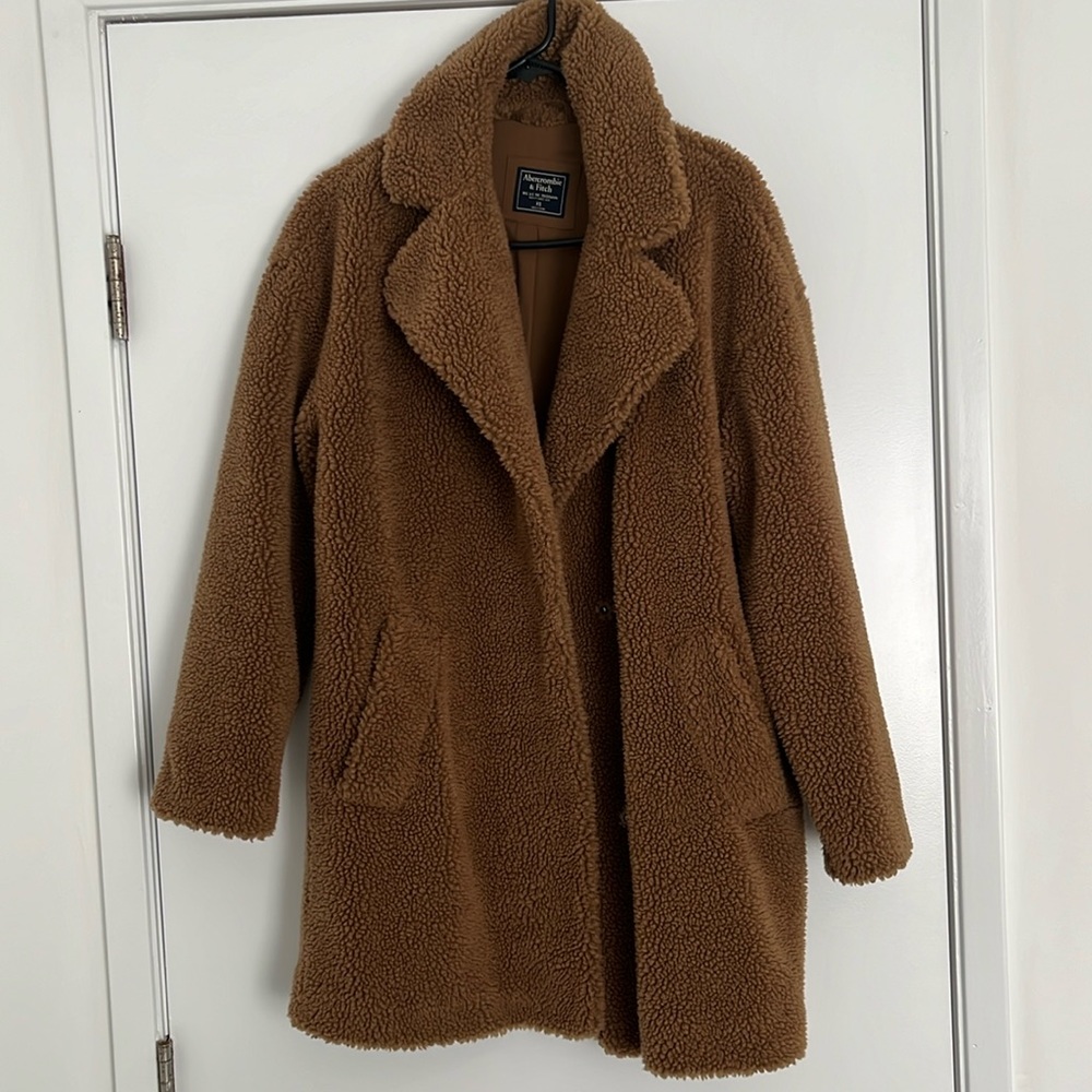 Abercrombie & Fitch | Teddy Jacket | XS Brown